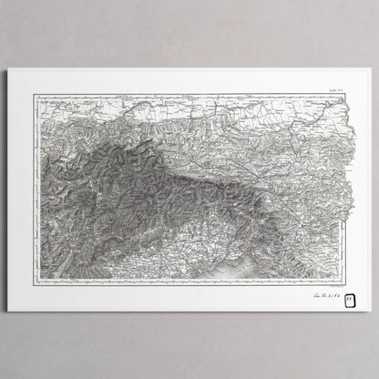 Alpi Italiano EST - L (60x90 cm / 24x36″) White Frame