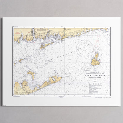 Block Island Sound and Approaches 1934 - M (45x60 cm / 18x24″) Print Only