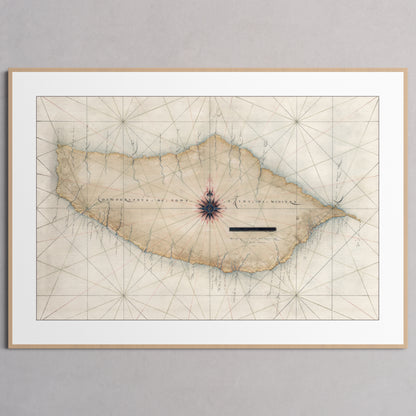 Madeira 1600 - XL (70x100 cm / 28x40″) Natural Frame