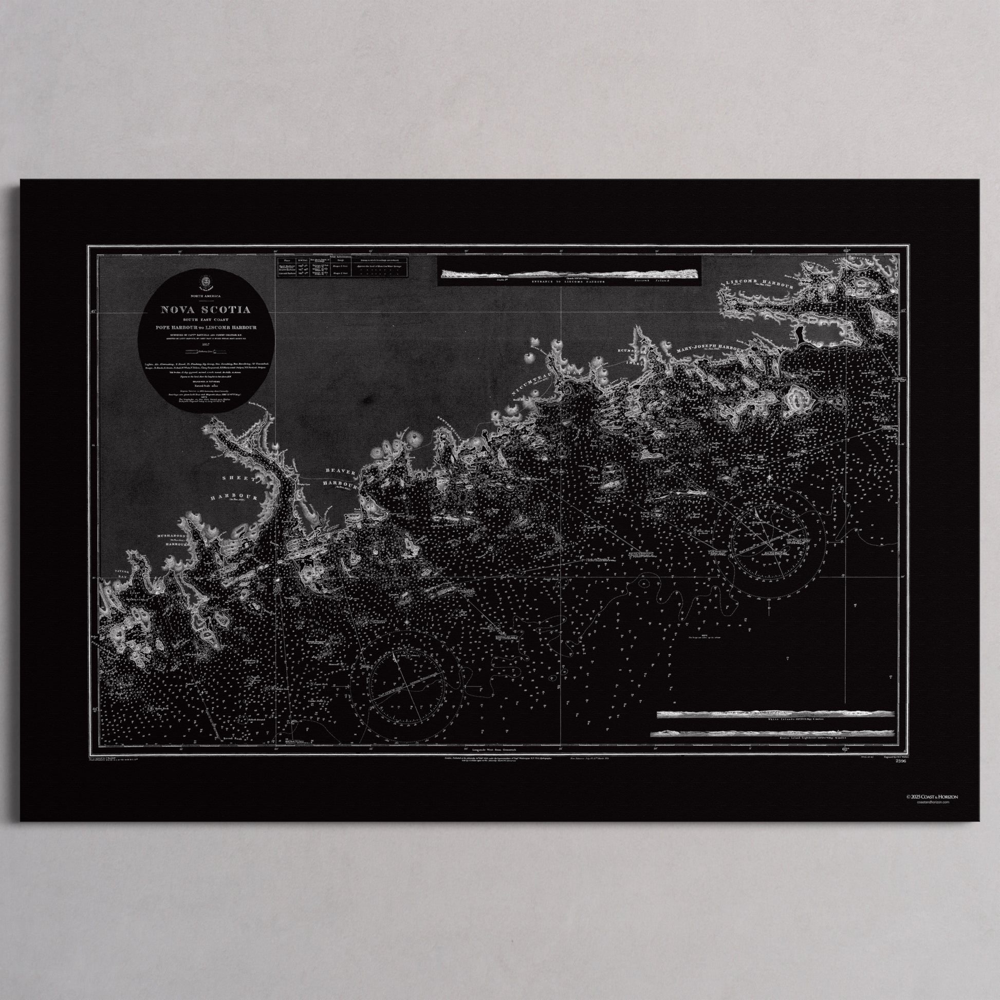 Nova Scotia 1857 - L (60x90 cm / 24x36″) Print Only