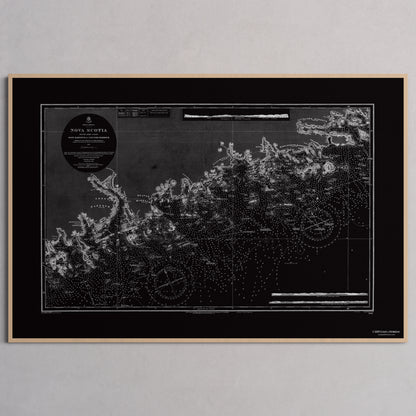 Nova Scotia 1857 - S (30x45 cm / 12x18″) Natural Frame