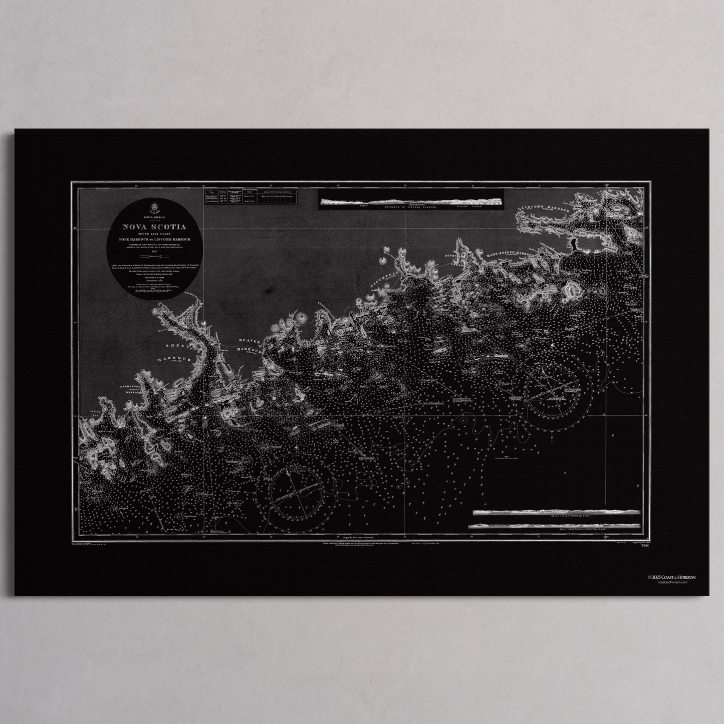 Nova Scotia 1857 - S (30x45 cm / 12x18″) Print Only