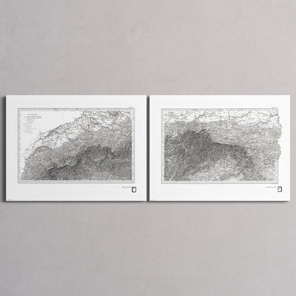 Alpi Italiano Diptych - M (45x60 cm / 18x24″) Print Only