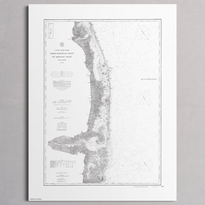 Barnegat Inlet To Absecon Inlet 1879 - L (60x80 cm / 24x32″) Print Only